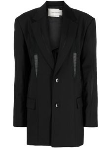 Feng Chen Wang blazer een laine - Noir