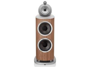 Bowers & Wilkins 801 D4 vloerstaande speaker walnoot zijdeglans