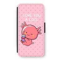 Love You A Lotl: iPhone 7 Flip Hoesje