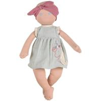 Bonikka Babypop Kaia Meisjes 42 Cm Polyester Blauw/beige