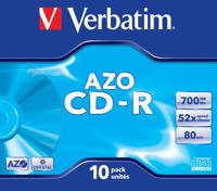 Verbatim 43327 - 10PK 80Min 52X Crystal CD-R JC