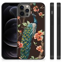 iPhone 12 Pro Max Back Cover Pauw met Bloemen