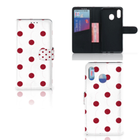 Samsung Galaxy M20 Book Cover Cherries