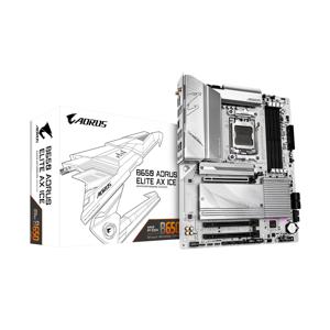 Gigabyte B650 AORUS ELITE AX ICE Moederbord Socket AMD AM5 Vormfactor ATX Moederbord chipset AMD® B650