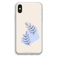 Leaf me if you can: iPhone X Transparant Hoesje