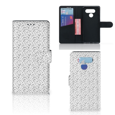 LG Q60 Telefoon Hoesje Stripes Dots