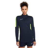 Nike Dri-FIT Academy 23 Trainingstrui Dames Donkerblauw Geel Wit - thumbnail