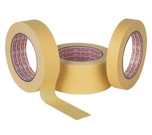 Tesa Universeel afdektape | licht gecrêpt | lichtbeige | lengte 50 m | breedte 30 mm | wiel | 10 stuks - 04349-00002-00 04349-00002-00