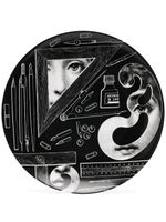 Fornasetti assiette décorative Tema e Variazioni No. 391 - Noir - thumbnail