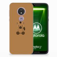 Motorola Moto G7 Power Telefoonhoesje met Naam Baby Hyena