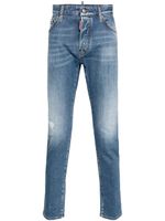 DSQUARED2 jean slim à taille mi-haute - Bleu