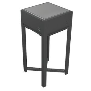 oneQ Table keukensnijplank Polyethyleen Grijs