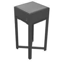 oneQ Table keukensnijplank Polyethyleen Grijs - thumbnail