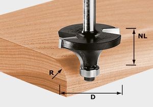 Festool Accessoires HW S8 D31,7/R9,5 KL Afrondfrees | 491015