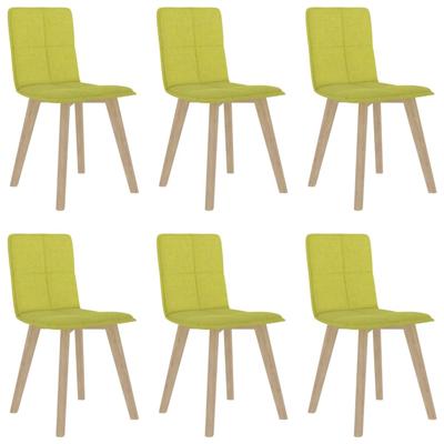 Vidaxl Eetkamerstoelen 6 St Mosterdgeel