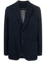 Circolo 1901 single-breasted cotton-blend blazer - Bleu