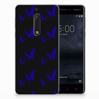 Nokia 5 TPU bumper Vlinder Patroon