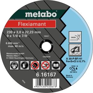 Metabo 616738000 Doorslijpschijf recht 25 stuk(s)