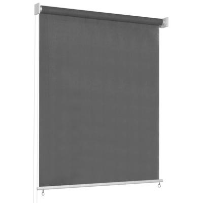 vidaXL Rolgordijn voor buiten 80x230 cm antracietkleurig