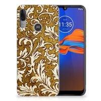 Siliconen Hoesje Motorola Moto E6 Plus Barok Goud - thumbnail