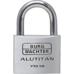 Burg Wächter 36101 Hangslot 50.00 mm Verschillend sluitend Aluminium Sleutelslot