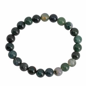 Edelsteen Armband Mos Agaat Groen (8 mm)