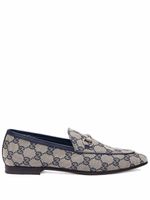 Gucci mocassins Jordaan à motif monogrammé - Tons neutres - thumbnail