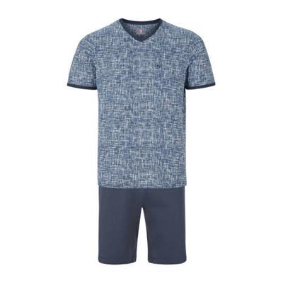 Jan Vanderstorm Plus Size shortama BIRGER blauw