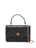 Tory Burch sac porté épaule matelassé Double T à rabat - Noir - thumbnail