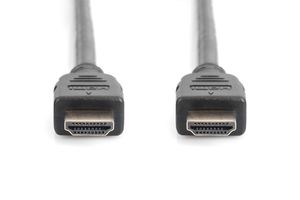 Digitus AK-330124-030-S HDMI-kabel HDMI Aansluitkabel HDMI-A-stekker, HDMI-A-stekker 3.00 m Zwart 8K UHD, Vergulde steekcontacten, Afscherming gevlochten,