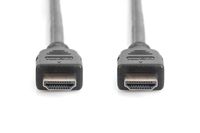 Digitus AK-330124-030-S HDMI-kabel HDMI Aansluitkabel HDMI-A-stekker, HDMI-A-stekker 3.00 m Zwart 8K UHD, Vergulde steekcontacten, Afscherming gevlochten, - thumbnail