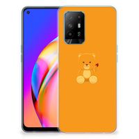 OPPO A94 5G | Reno5 Z Telefoonhoesje met Naam Baby Beer