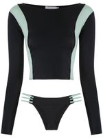 Brigitte long sleeved bikini set - Multicolore - thumbnail