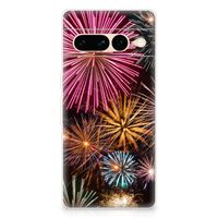 Google Pixel 7 Pro Silicone Back Cover Vuurwerk - thumbnail