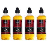 Bio citronella lampenolie/fakkelolie - 4x - 750 ml - citrusgeur