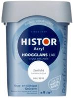 Histor Acryl Hoogglans Lak - RAL 9010 Zonlicht - thumbnail