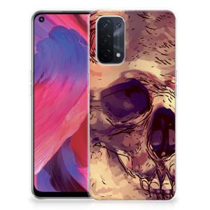 Silicone Back Case OPPO A93 5G Skullhead