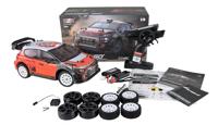 Amewi Hyper Go Citroen C3 WRC Rallye/Drift 4WD 1:14 borstelloos met Gyro 45 km/h RTR, zwart-rood