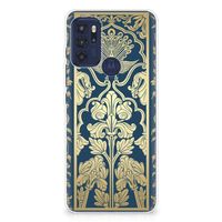 Motorola Moto G60s TPU Case Beige Flowers - thumbnail