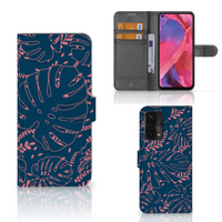 OPPO A54 5G | A74 5G | A93 5G Hoesje Palm Leaves - thumbnail