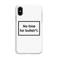 No time: iPhone X Volledig Geprint Hoesje - thumbnail