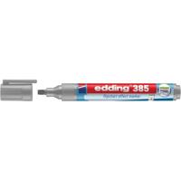 Viltstift edding 385 flipover penseel zilvergrijs | 10 stuks