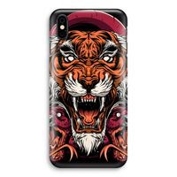 Tiger and Rattlesnakes: iPhone X Volledig Geprint Hoesje - thumbnail