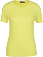 Shirt ronde hals en korte mouwen Van MYBC geel