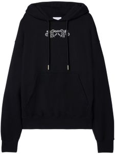 Off-White hoodie à broderies - Noir