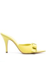 GIABORGHINI mules Honorine 85 mm en cuir - Vert - thumbnail