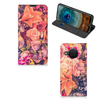 Nokia X20 | X10 Smart Cover Bosje Bloemen