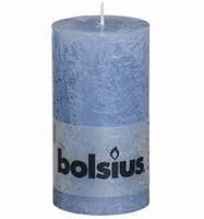 Bolsius Rustieke Kaars Jeansblauw 13cm
