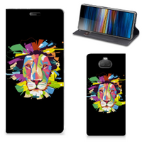 Sony Xperia 10 Plus Magnet Case Lion Color - thumbnail