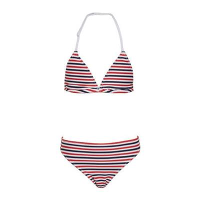 Tommy Hilfiger gestreepte triangel bikini rood/wit/blauw Tommy Hilfiger gestreepte triangel bikini rood/wit/blauw